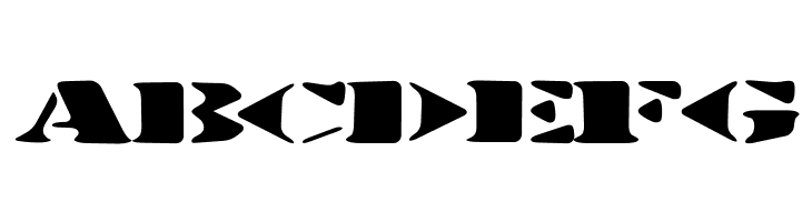 Stenciltration  Free Fonts Download