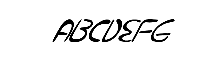 nuevostencil tilted  Free Fonts Download