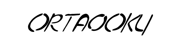 nuevostencil tilted  Free Fonts Download