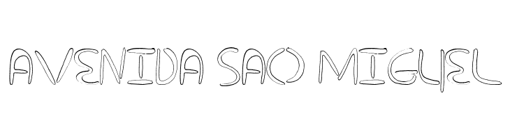 nuevostencil hollow  Free Fonts Download