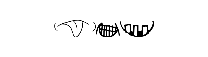 CreatureBuilderMouths  Free Fonts Download