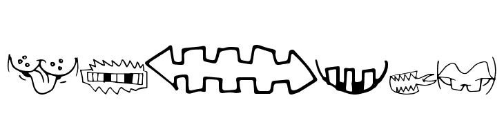 CreatureBuilderMouths  Free Fonts Download