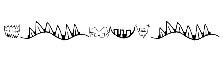 CreatureBuilderMouths  Free Fonts Download