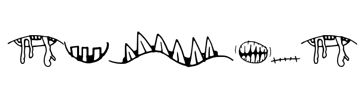 CreatureBuilderMouths  Free Fonts Download