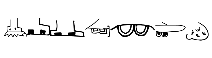 CreatureBuilderNose  Free Fonts Download