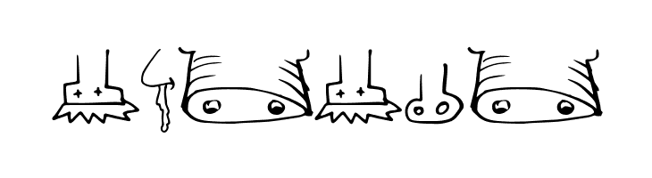 CreatureBuilderNose  Free Fonts Download