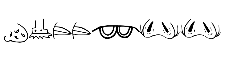 CreatureBuilderNose  Free Fonts Download