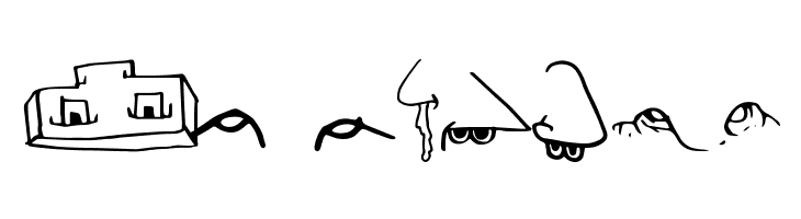 CreatureBuilderNose  Free Fonts Download