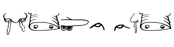 CreatureBuilderNose  Free Fonts Download