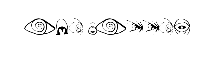 CreatureBuilderEyes  Free Fonts Download