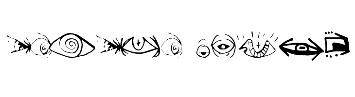CreatureBuilderEyes  Free Fonts Download