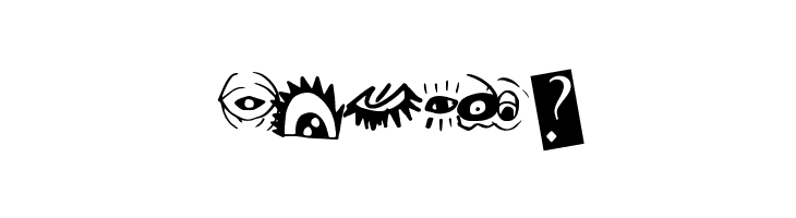 CreatureBuilderEyes  Free Fonts Download