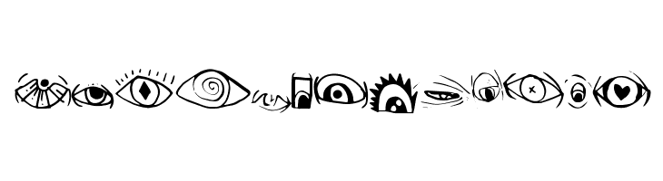 CreatureBuilderEyes  Free Fonts Download