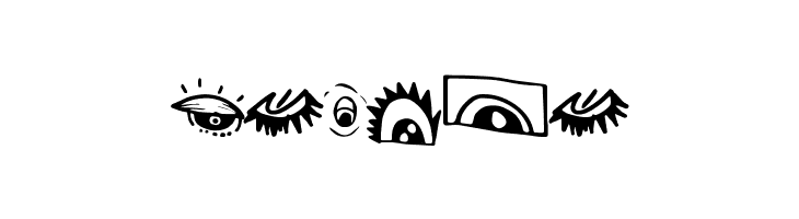 CreatureBuilderEyes  Free Fonts Download