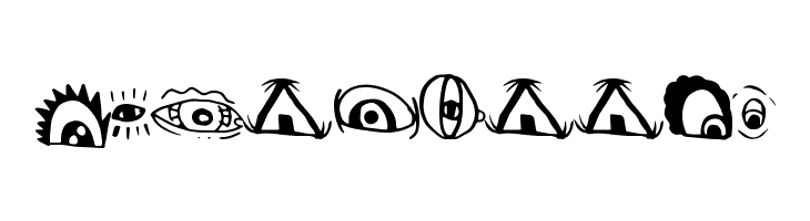CreatureBuilderEyes  Free Fonts Download