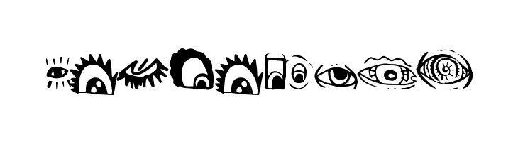 CreatureBuilderEyes  Free Fonts Download