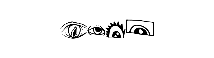 CreatureBuilderEyes  Free Fonts Download