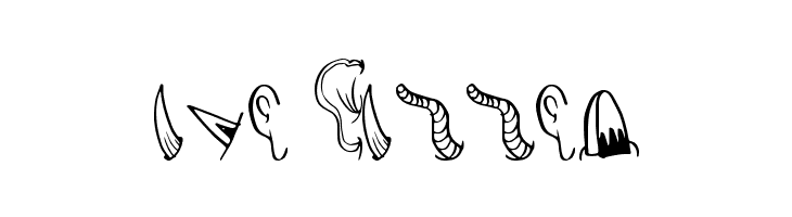 CreatureBuilderEars  Free Fonts Download