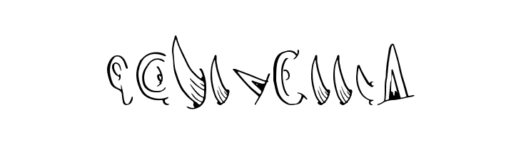 CreatureBuilderEars  Free Fonts Download
