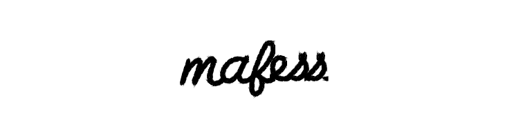 Mafess CharcoalScript Font