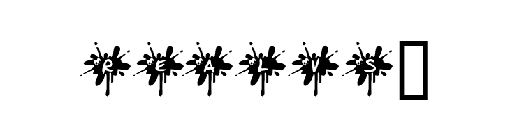 KR Squished Mosquito  Free Fonts Download