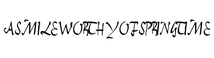 E-BrantScript  Free Fonts Download