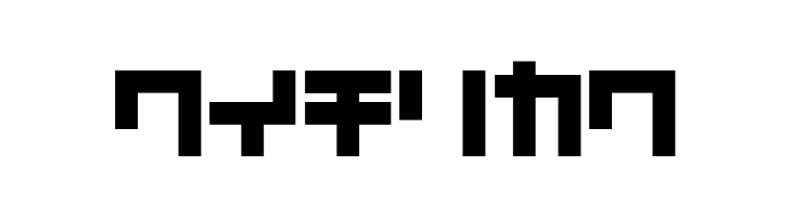 D3 Mouldism Katakana  Free Fonts Download