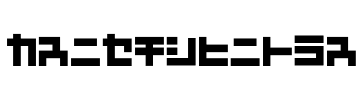 D3 Mouldism Katakana  Free Fonts Download