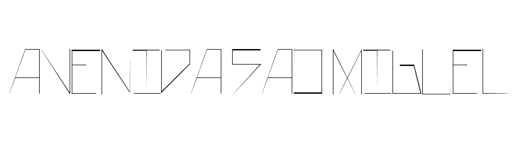 AsteriskThinLaser  Free Fonts Download