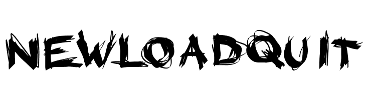 NEWLOADQUIT Eat your face Font