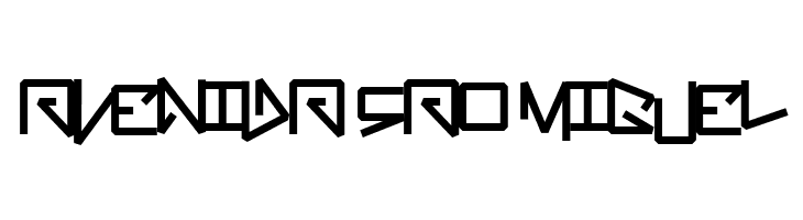 BentOut  Free Fonts Download