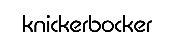 knickerbocker Xpressive Font