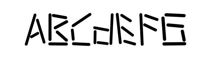 linerstencil bold  Free Fonts Download