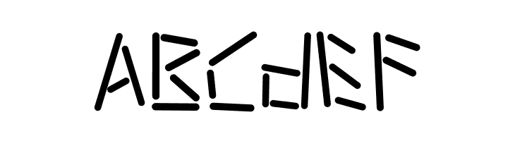 linerstencil bold  Free Fonts Download