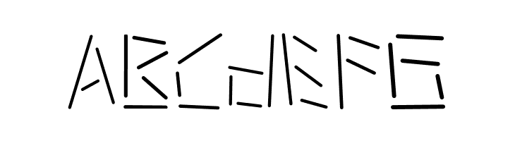 linerstencil thin  Free Fonts Download