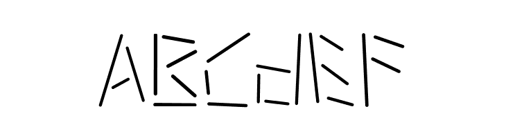 linerstencil thin  Free Fonts Download