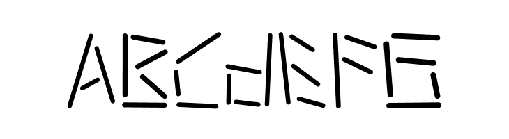 linerstencil  Free Fonts Download