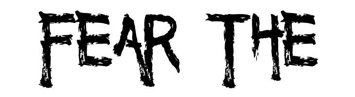 FEAR%2BTHE Maniac DEMO Font