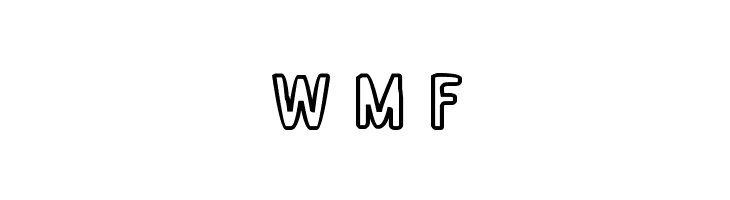 White wood Hollow  Free Fonts Download