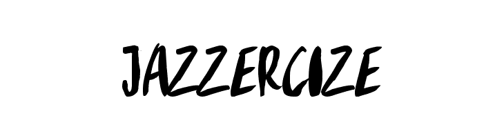 JAZZERCIZE Gypsy Brush Font