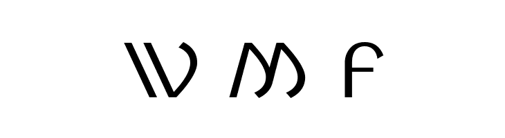 Round Style Middle  Free Fonts Download
