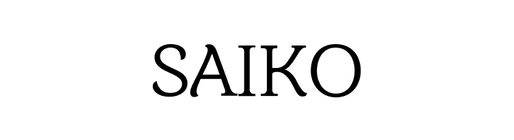 SAIKO Barkentina Font