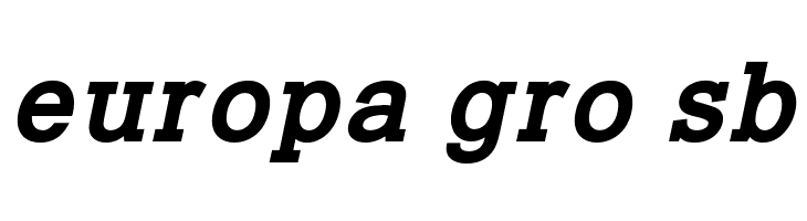 Typo Slab Bold Italic  Free Fonts Download