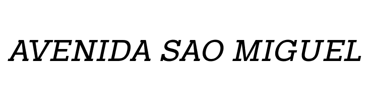 Typo Slab Italic  Free Fonts Download