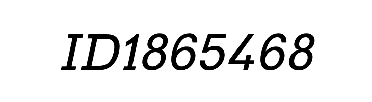 Typo Slab Italic  Free Fonts Download