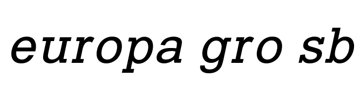 Typo Slab Italic  Free Fonts Download