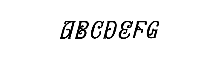 Bitling niks musical Italic  Free Fonts Download