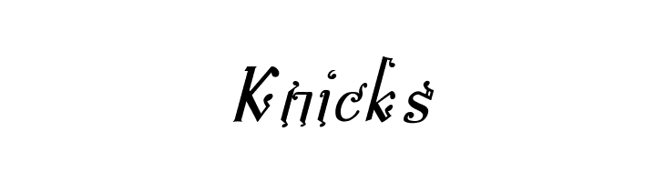 Bitling niks musical Italic  Free Fonts Download