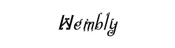 Bitling niks musical Italic  Free Fonts Download