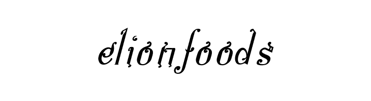 Bitling niks musical Italic  Free Fonts Download